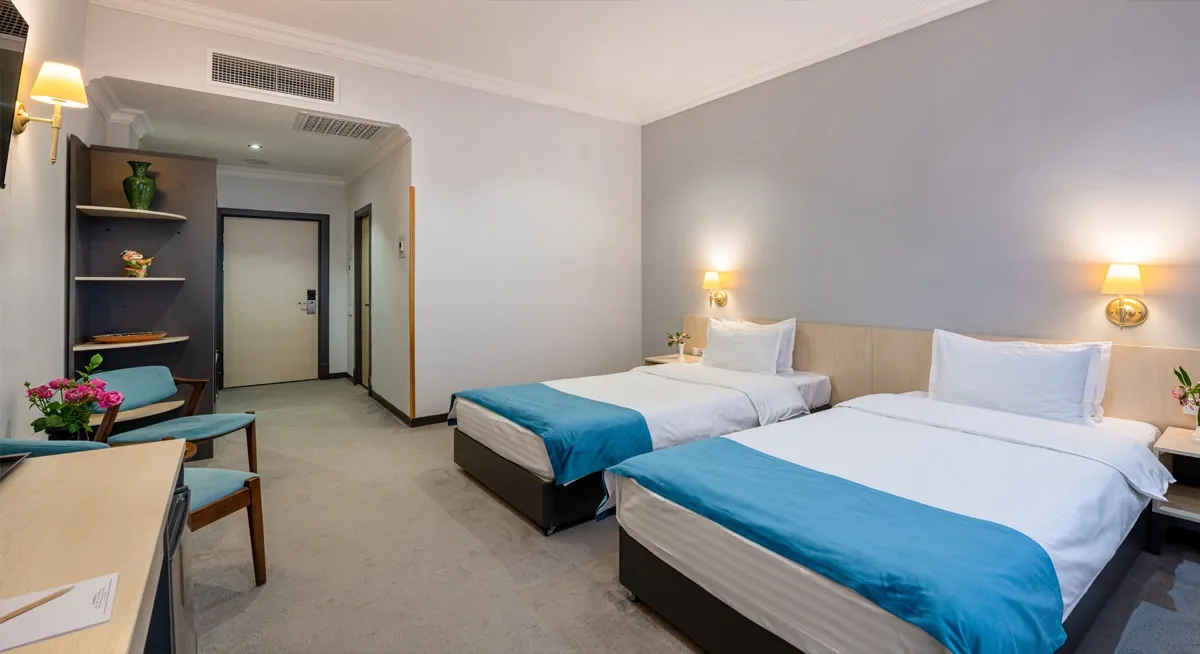 Double/Twin room with an extra bed at Khiva Residence Hotel, Khiva