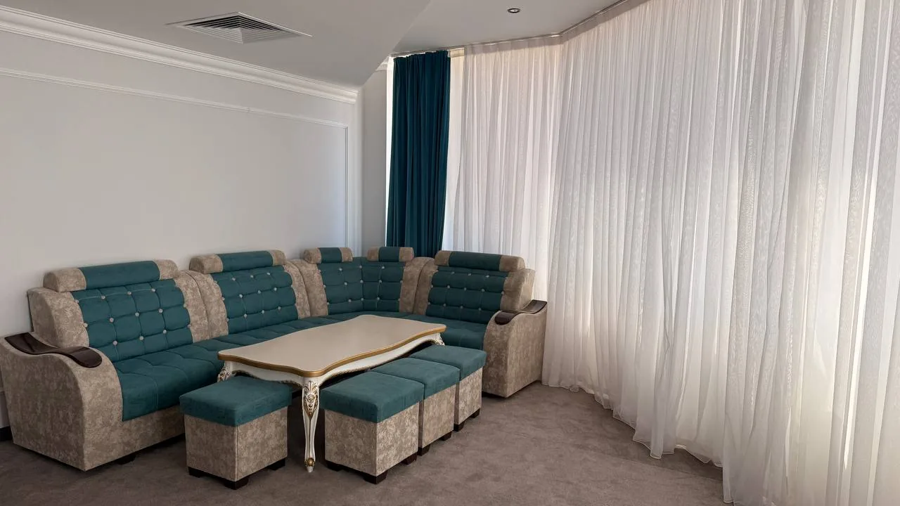 Suite lounge seating area at Khiva Residence Hotel, Khiva